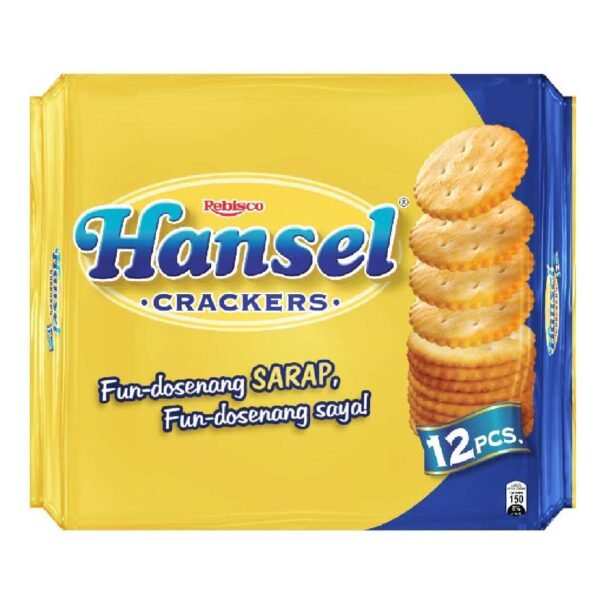 Rebisco Hansel Plain Cracker 10packs of 12pcs