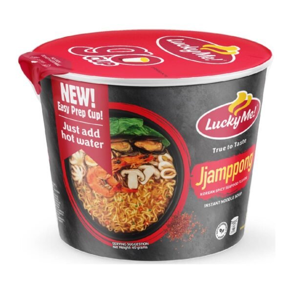 Lucky Me Instant Noodle Soup Jjamppong Korean Go Cup 40g