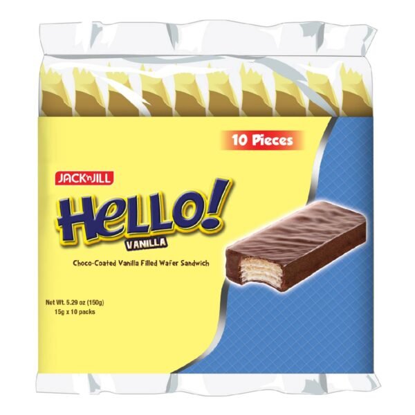 Hello Vanilla Wafer Sandwich 10x15g