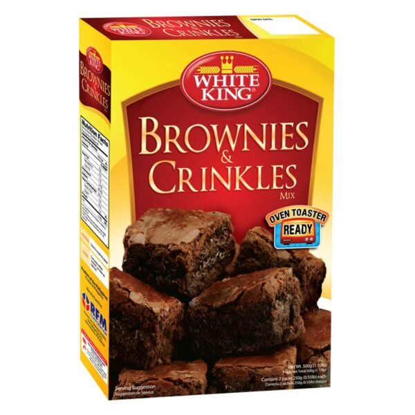 White King Brownie and Crinkle Mix 500g