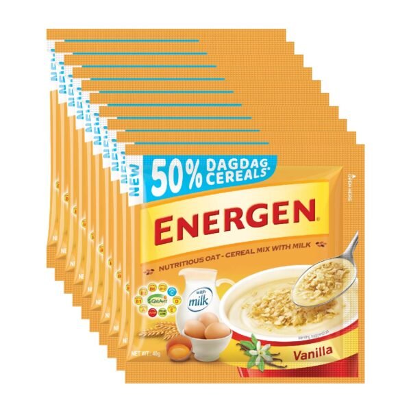 Energen Oat Cereal Mix Vanilla Sachet 10x40g