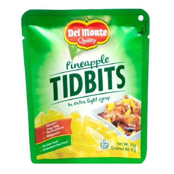 Del Monte Pineapple Tidbits 115g