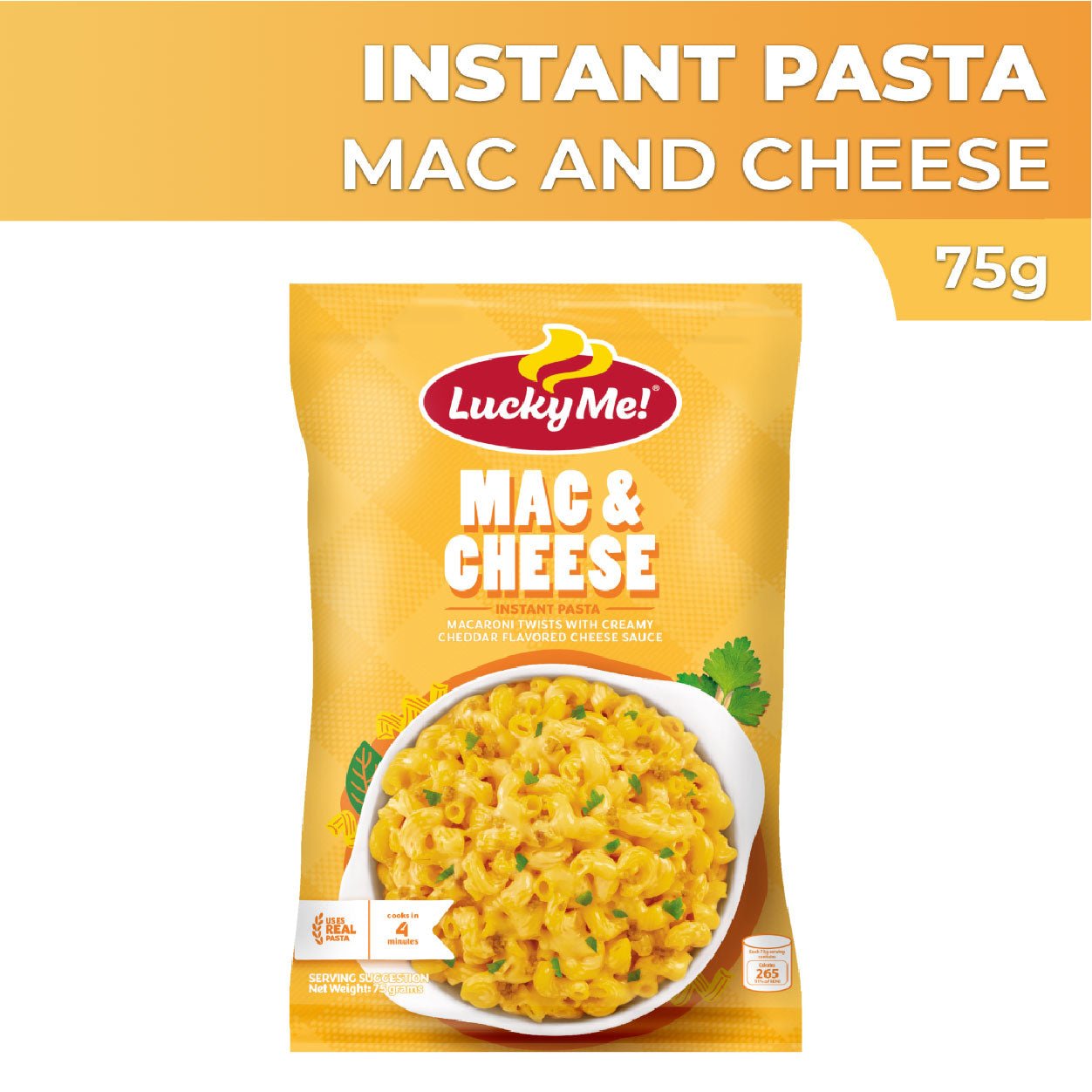 100000047131-Lucky-Me-Instant-Pasta-Mac-_-Cheese-75g-210920_c092525c-49af-4cbe-95da-6d3cb2e2c35f.jpg Lucky Me Instant Pasta Mac & Cheese 75g - Image 1