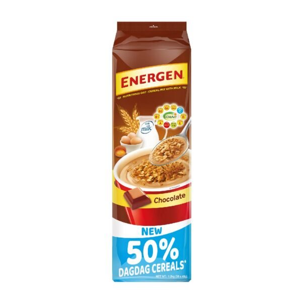Energen Oat Cereal Mix Chocolate Pouch 30x40g