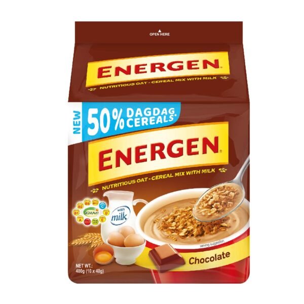 Energen Oat Cereal Mix Chocolate Mini Bag 10x40g