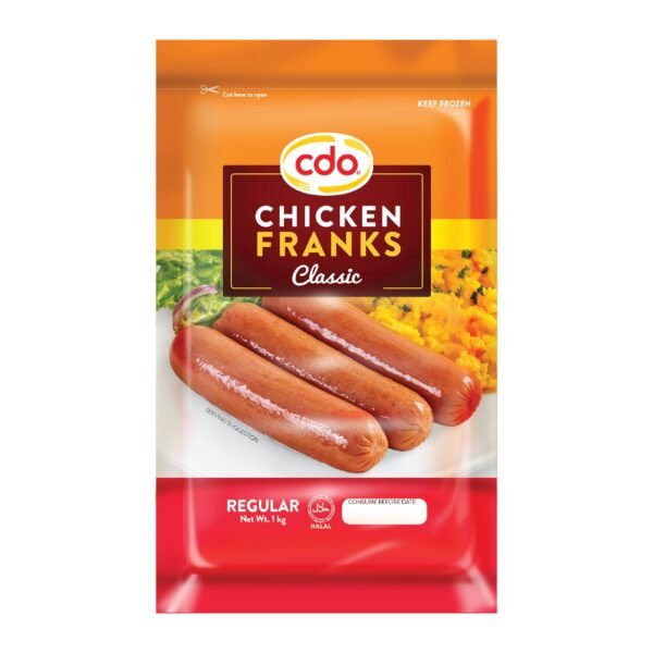 CDO Chicken Franks Classic Regular 1kg