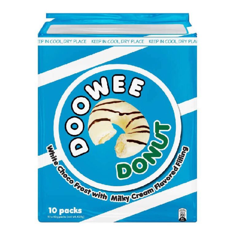 Doowee Donut White Choco 10x42g