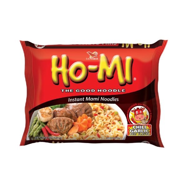 Ho-Mi Instant Noodles Chili Garlic Beef Mami 55g