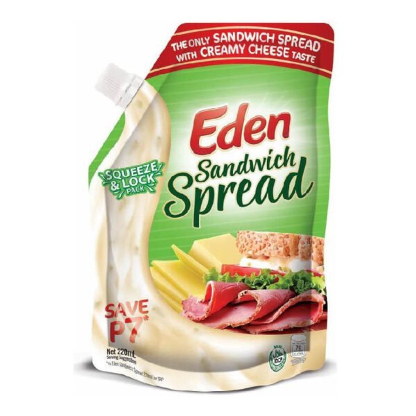Eden Sandwich Spread Pouch 220ml
