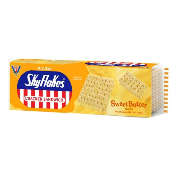 SkyFlakes Cracker Sandwich Sweet Butter 10x30g