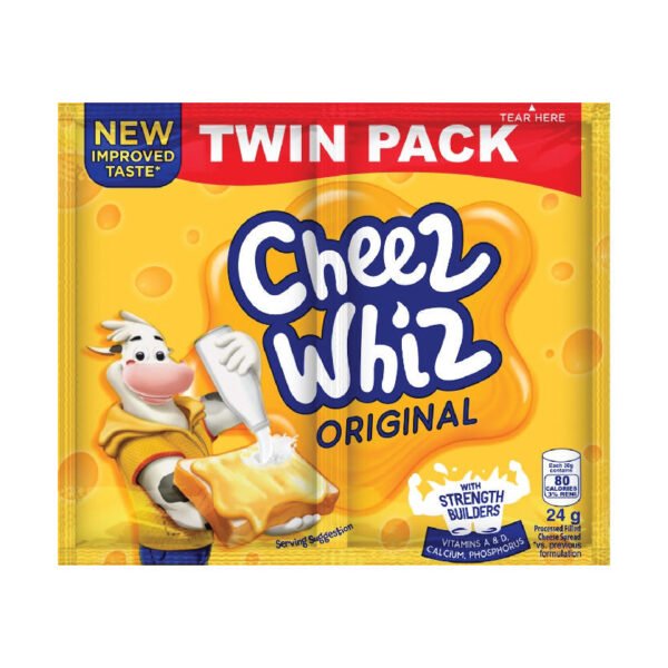 Cheez Whiz Original Twin Pack Spread 24g