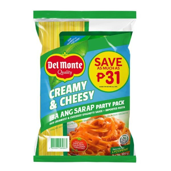 Del Monte Creamy & Cheesy Spaghetti Party Pack SAVE 900g