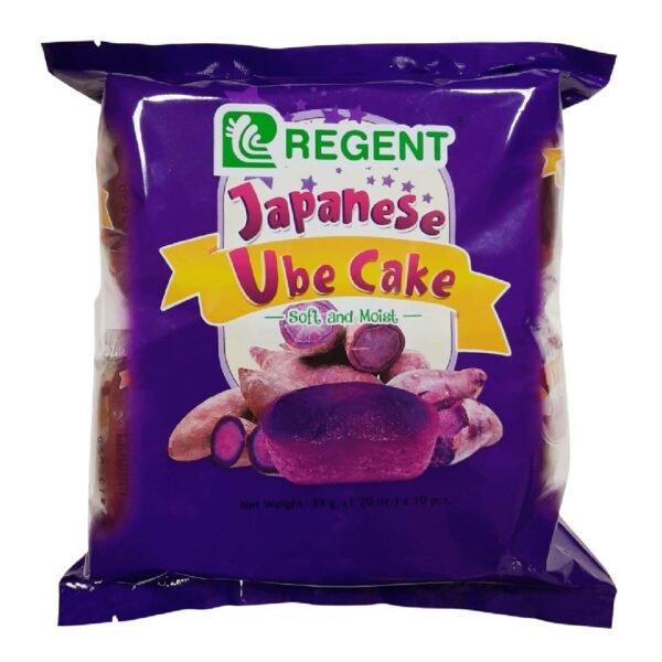 Regent Japanese Ube Cake Soft & Moist 10x34g