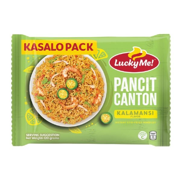 Lucky Me Instant Pancit Canton Kalamansi Kasalo Pack 120g