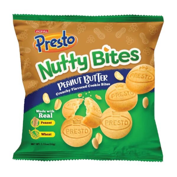 Presto Nutty Bites Peanut Butter Cookie Bites 32g