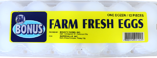 SM Bonus Fresh Eggs | 12pcs