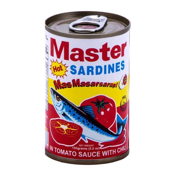 Master Hot Sardines in Tomato Sauce with Chili 155g