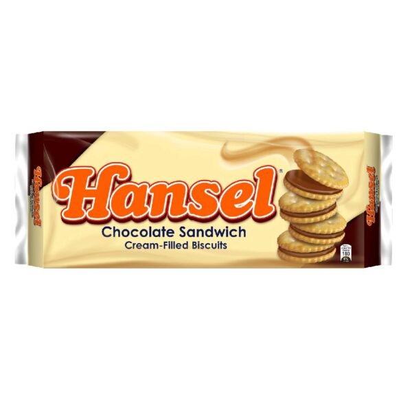 Rebisco Hansel Chocolate Sandwich Biscuits 10s