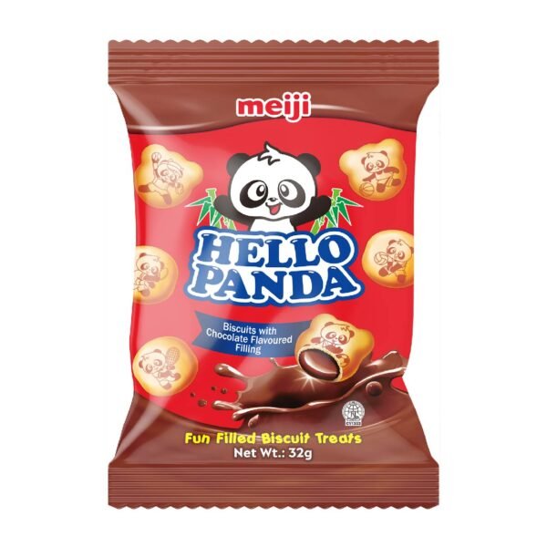 Meiji Hello Panda Chocolate Biscuits Pouch 32g