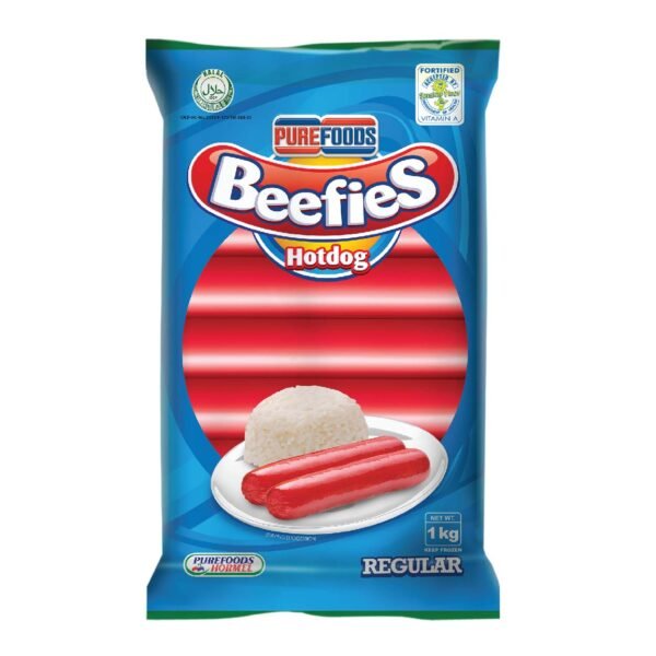 Purefoods Beefies Hotdogs Regular 1kg