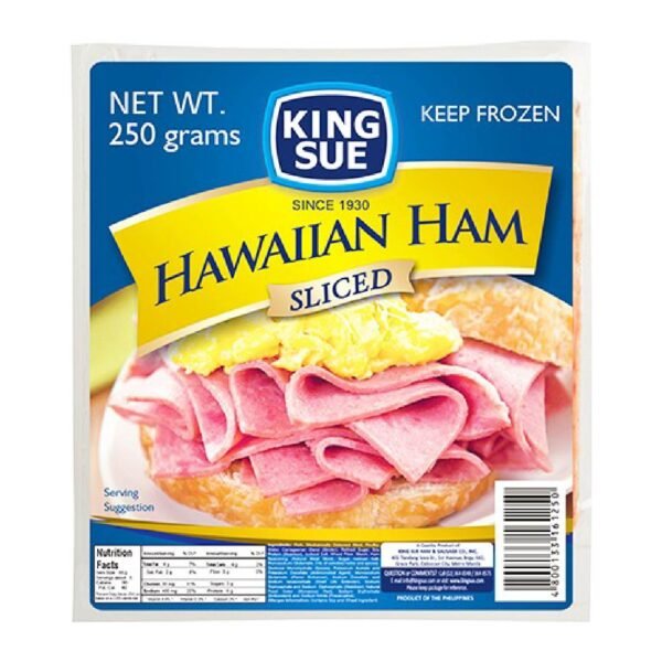 King Sue Hawaiian Ham Sliced 250g
