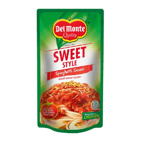 Del Monte Spaghetti Sauce Sweet Style Pouch 250g